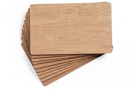 Tarjetas de madera 